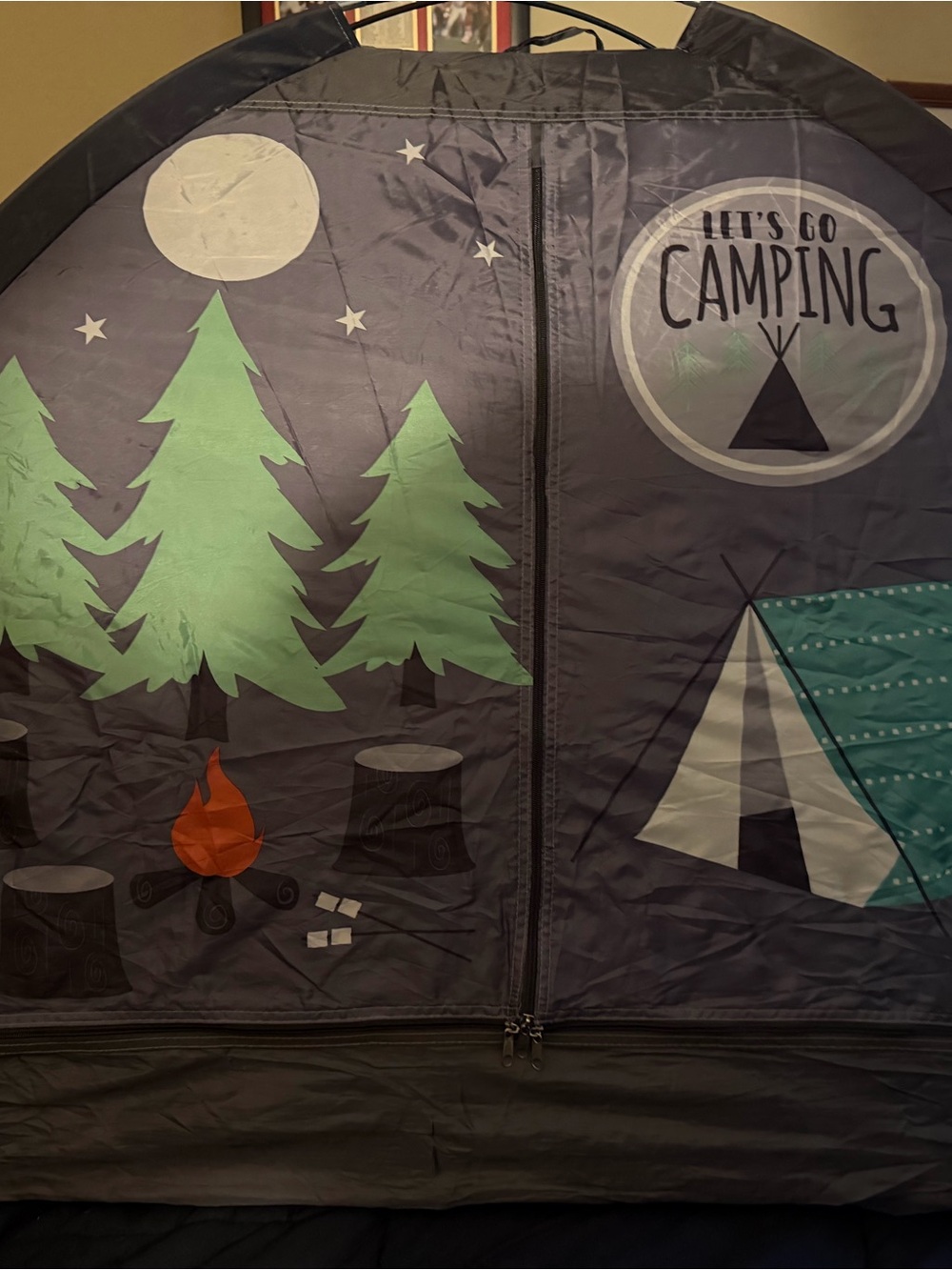 Target Kids Camping Play Tent - Navy, Green, Teal, Orange, White